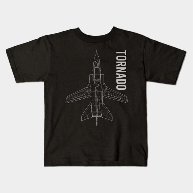 Tornado Aircraft Kids T-Shirt by BeesTeez